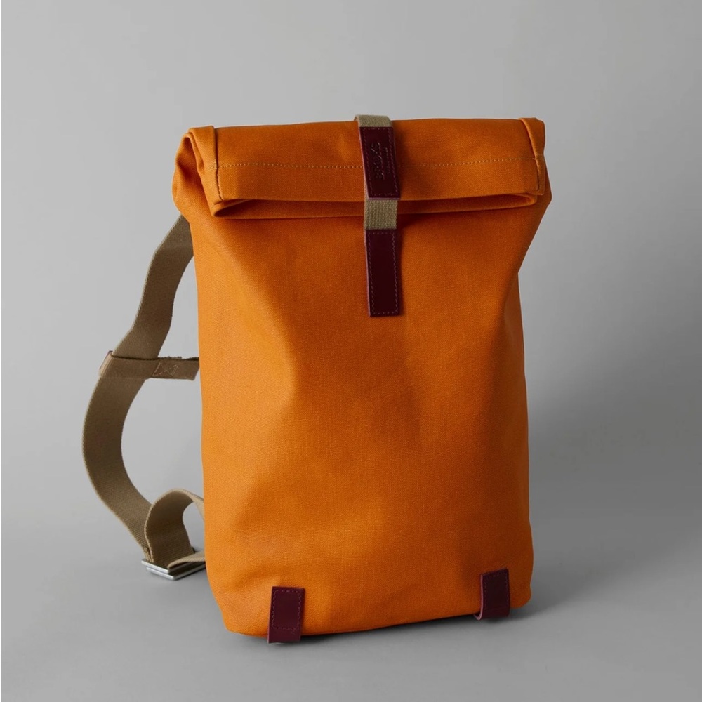Brooks England Pickwick Small Canvas Backpack (Toast)